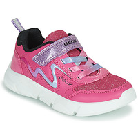 Chaussures Fille Baskets basses Geox ARIL Rose / Violet