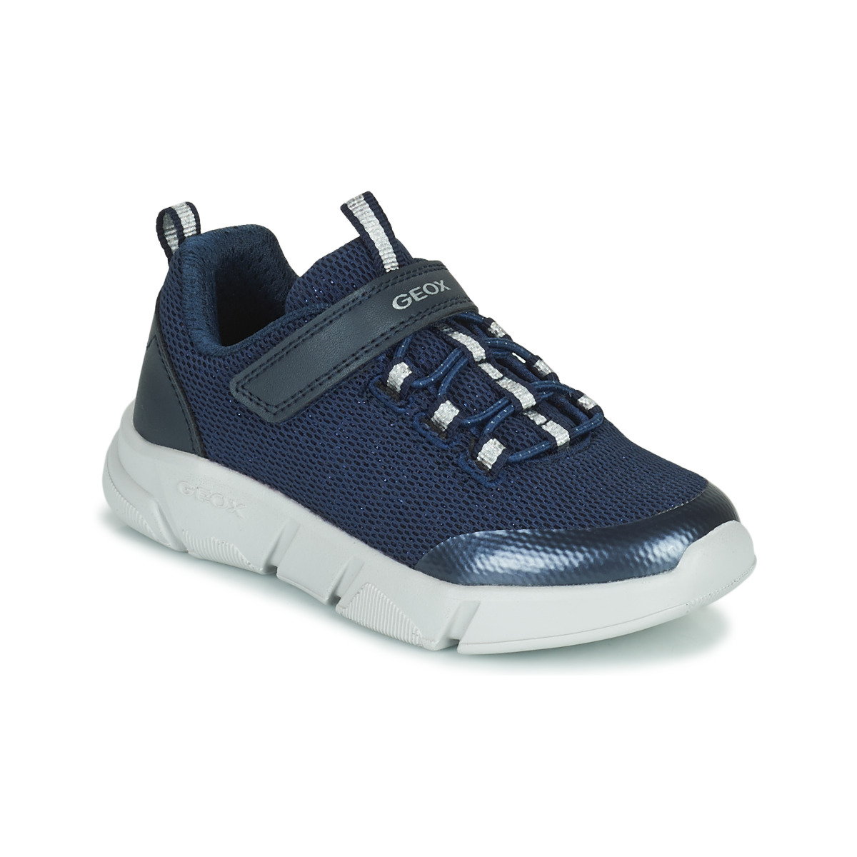 Chaussures Fille Baskets basses Geox ARIL Bleu