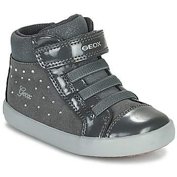 Chaussures Fille Baskets montantes Geox GISLI Gris
