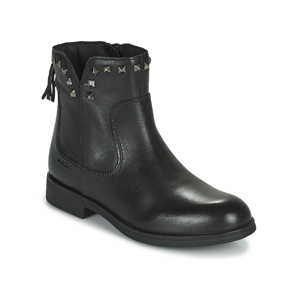 Chaussures Fille bottles Boots Geox AGATO Noir
