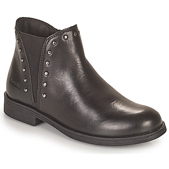 Chaussures Fille Boots Geox AGATO Noir