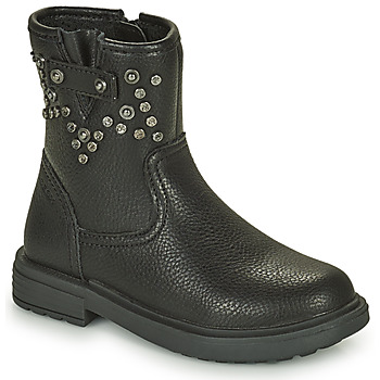 Chaussures Fille Silver Boots Geox ECLAIR Noir