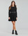 Vêtements Femme Robes courtes Calvin Klein Jeans LOGO ELASTIC DRESS Noir