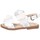Chaussures Fille Sandales et Nu-pieds Florens J224320B Blanc