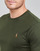 Vêtements Homme T-shirts manches courtes Polo Ralph Lauren T-SHIRT AJUSTE EN PIMA COTON Kaki