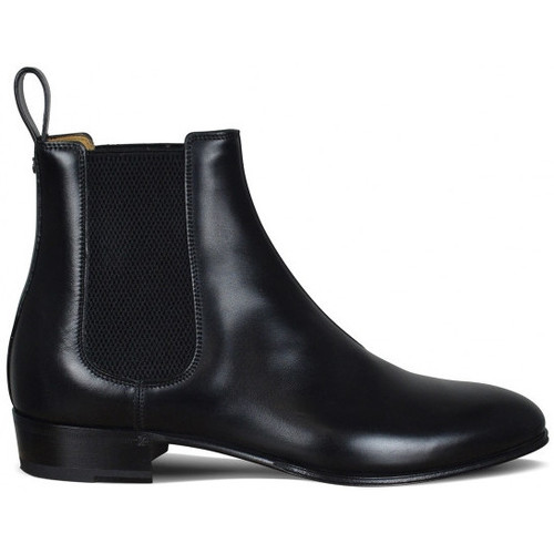 Chaussures Homme Bottes Hailey Gucci Boots en cuir Noir