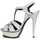 Chaussures Femme Bolso bandolera Saint Laurent Loulou Puffer en cuero negro Saint Laurent Sandales Tribute Blanc