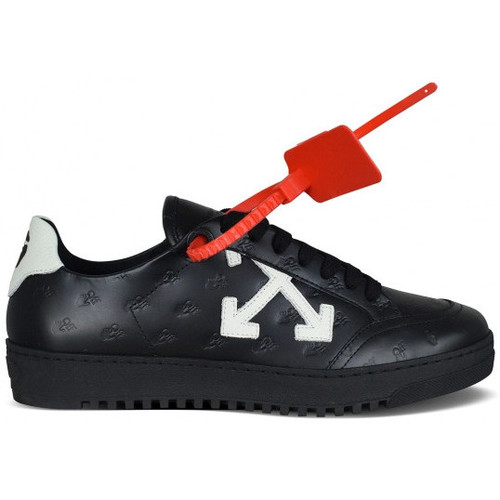 Chaussures Basket Enfant 428 - Off - Golden Goose White And Black Leather  Sneakers - 00 €, White Sneakers Low Vulcanized Noir