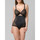 Sous-vêtements Femme Produits gainants Luna Slip amincissant mesh extra-fin taille haute 39 cm Sculpt Noir