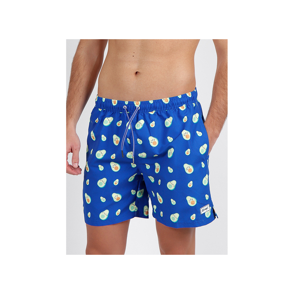Vêtements Homme Maillots / Shorts de bain Admas Short bain Aguacates Mr Wonderful bleu Bleu