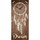 Maison & Déco Horloges Sud Trading Grande Pendule rectangulaire Boho 70 cm Marron