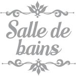 Sticker décoratif de porte SALLE DE BAINS
