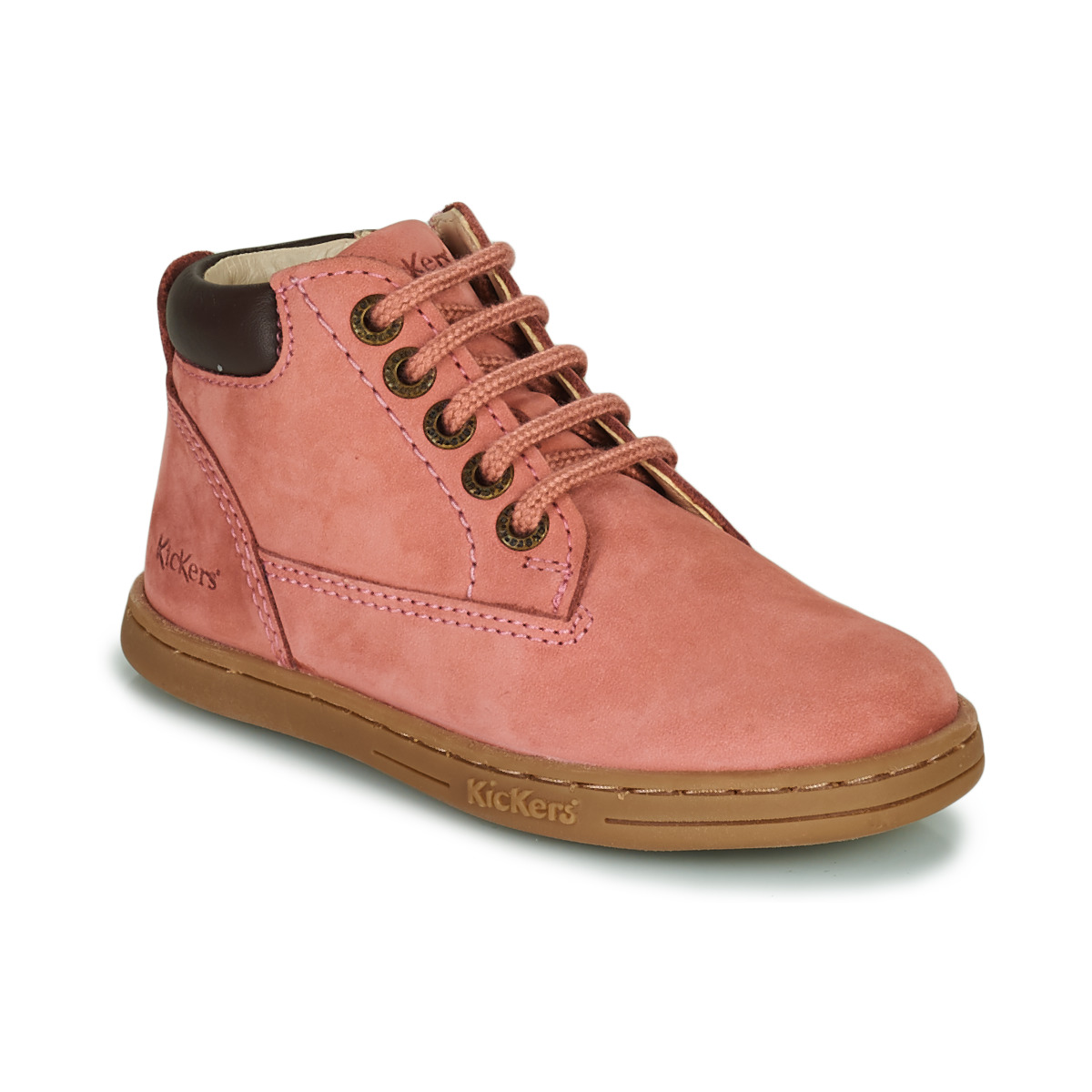 Chaussures Fille Boots Kickers TACKLAND Rose