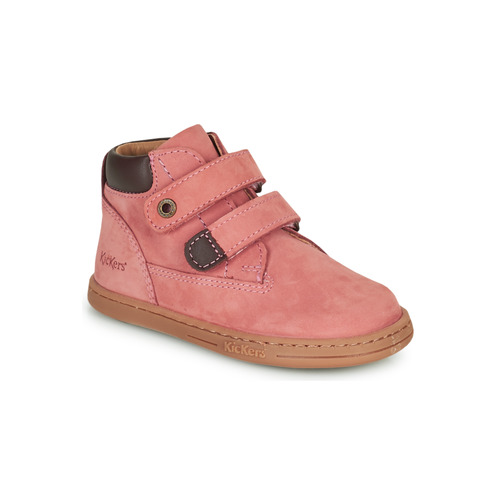 Chaussures Fille Kickers TACKEASY Rose - Livraison Gratuite 