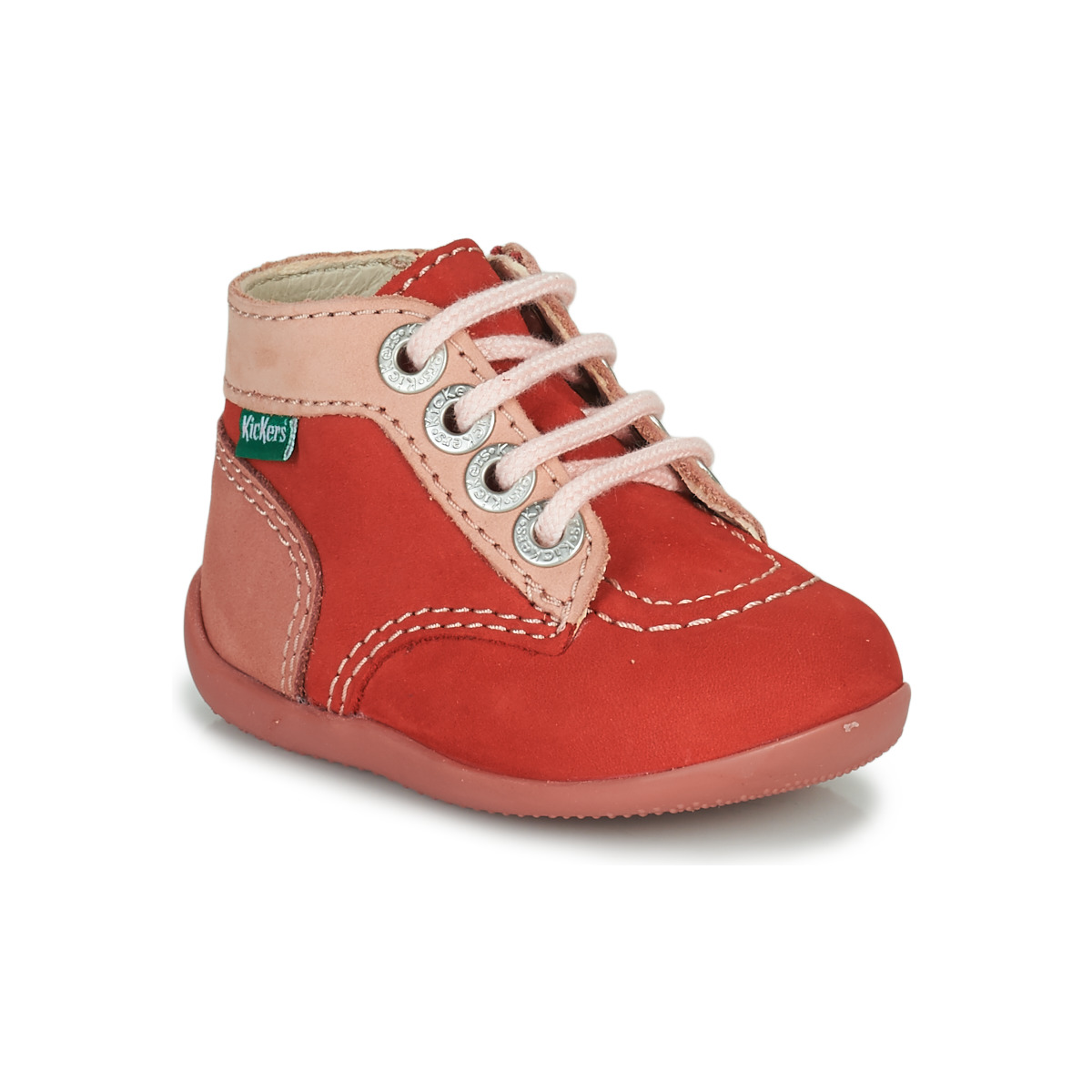 Chaussures Fille Teal Boots Kickers BONZIP-2 Rose