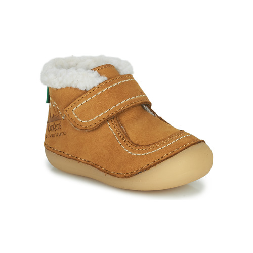 Chaussures Enfant Superdry Boots Kickers SOMOONS Camel