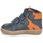 Chaussures Garçon Boots Kickers LOGGAN Marine / Orange