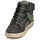 Chaussures Garçon Bottines / Boots LOWELL Noir / Vert