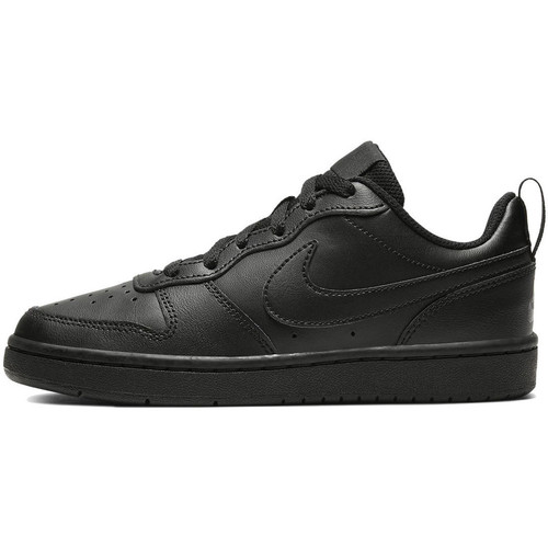 Chaussures Enfant Baskets basses printable Nike COURT BOROUGH LOW 2 GS Junior Noir