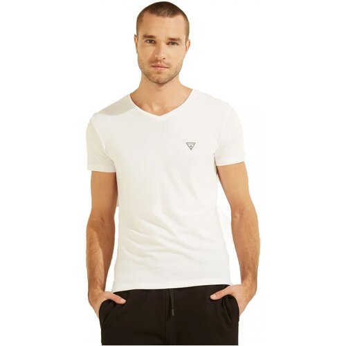 Vêtements Homme T-shirts manches courtes Guess U97M01 JR003 Blanc