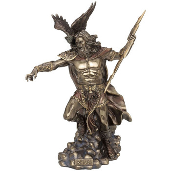 The North Face Statuettes et figurines Signes Grimalt Statue en polyrésine Zeus de couleur bronze Doré