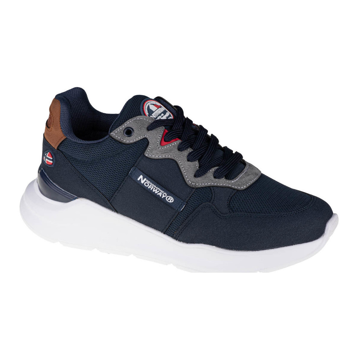 Chaussures Homme Baskets basses Geographical Norway Shoes Bleu
