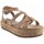 Chaussures Femme Multisport MTNG Sandale femme MUSTANG 50773 beige Blanc