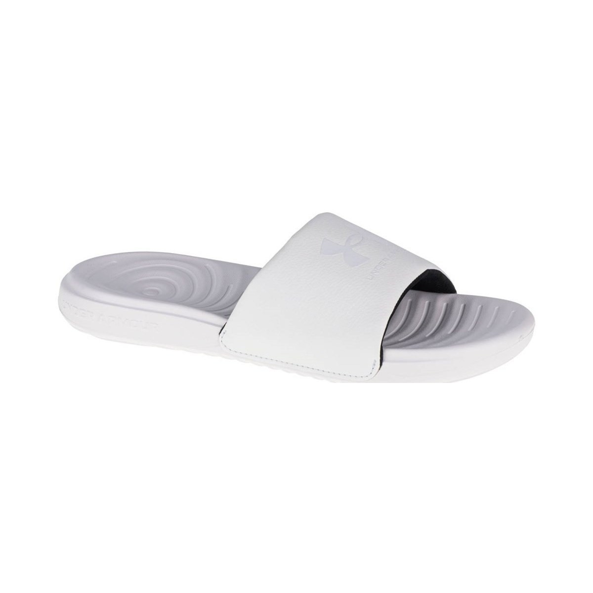 Chaussures Femme Tongs Under Armour Ansa Fixed Slides Blanc