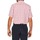 Vêtements Homme Chemises manches courtes Pierre Cardin CH MC CARREAU GRAPHIQUE Blanc / Rouge