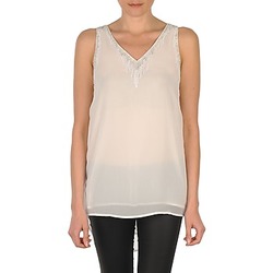Vêtements Femme Débardeurs / T-shirts sans manche Vero Moda PEARL SL LONG TOP Blanc