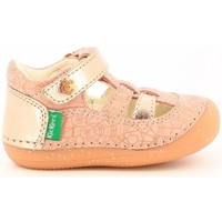 Chaussures Fille Baskets mode Kickers SUSHY ROSE ETHNIC Orange