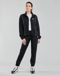 Vêtements Femme Ensembles de survêtement Nike W NSW ESSNTL PQE TRK SUIT Noir / Blanc