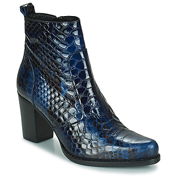 Chaussures Femme Bottines Regard SALLY Noir / Bleu