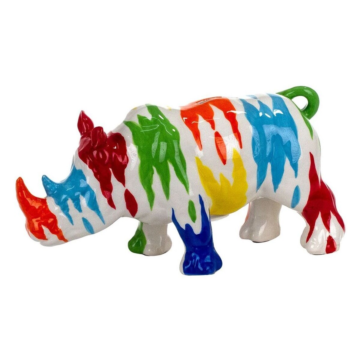 Voir toutes les ventes privées Voir les C.G.V Signes Grimalt Tirelire Rhinocéros Multicolore Multicolore