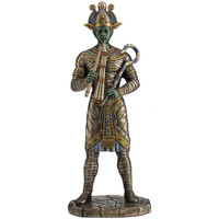 Maison & Déco Statuettes et figurines Signes Grimalt Statuette dieu égyptien osiris en résine aspect bronze Marron