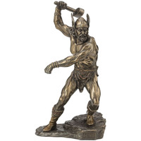 Housses de coussins Statuettes et figurines Signes Grimalt Statuette Mythologie Nordique Thor en résine Marron