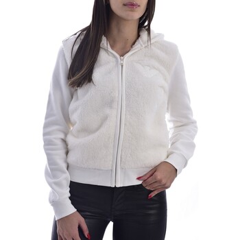 Vêtements Femme Sweats Emporio Armani - Veste zippée - latte Blanc