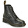 Chaussures Femme Dr Martens tyk plateaustøvle i sort Sinclair skind med lynlås 1460 FLAMES Noir
