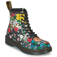 Chaussures Fille Boots Dr. Martens 1460 J Noir / Multicolore