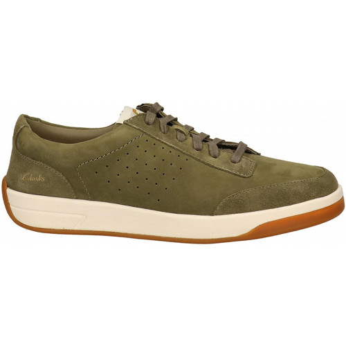 Baskets basses Clarks HERO AIR LACE olive - Chaussures Baskets basses Homme 104 