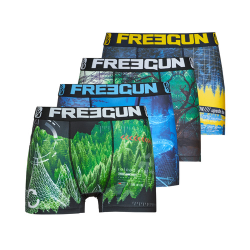 Sous-vêtements Freegun RECYCLE LANDSCAPE X4 Multicolore - Livraison Gratuite 
