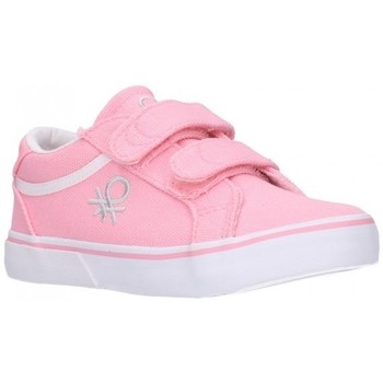 Chaussures Fille Baskets mode Benetton  Rose
