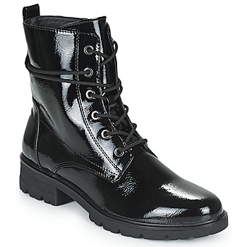 Chaussures Bottines Bottines d’hiver Tamaris Bottine d\u2019hiver noir style d\u00e9contract\u00e9 