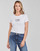 Vêtements Femme T-shirts manches courtes Tommy Jeans TJW SKINNY ESSENTIAL TOMMY T SS Blanc