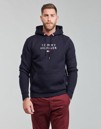 Vêtements Homme Sweats Tommy Hilfiger STACKED TOMMY FLAG HOODY Marine