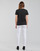 Vêtements Femme T-shirts manches courtes Tommy Hilfiger HERITAGE HILFIGER CNK RG TEE Noir