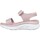 Chaussures Femme Sandales et Nu-pieds Skechers SANDALE  D'LUX WALKER NEW BLOCK ROSE Rose