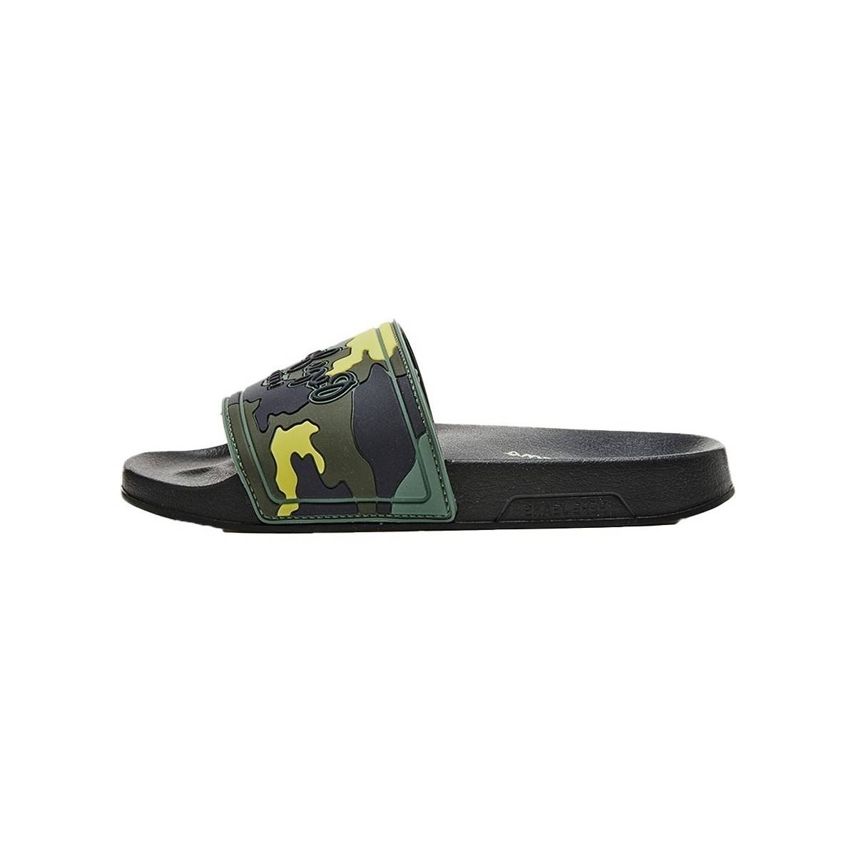 Chaussures Garçon Sandales et Nu-pieds Pepe jeans Mules  Slider Camo Boys Ref 53025 Khaki Green Vert
