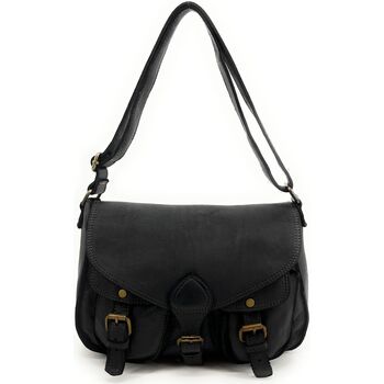 Sacs Femme LOEWE ELEPHANT POCKET SHOULDER BAG Oh My Bag DAKOTA Noir