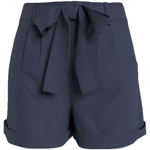 Vêtements Femme Shorts / Bermudas format Tommy Jeans Mom belted Bleu